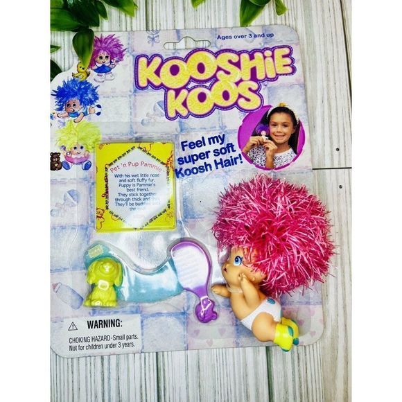 Vintage 1997 ODDZZON KOOSHIE KOOS BABY Pet N’ Pup Pannier New PACKAGE HTF - Picture 1 of 4